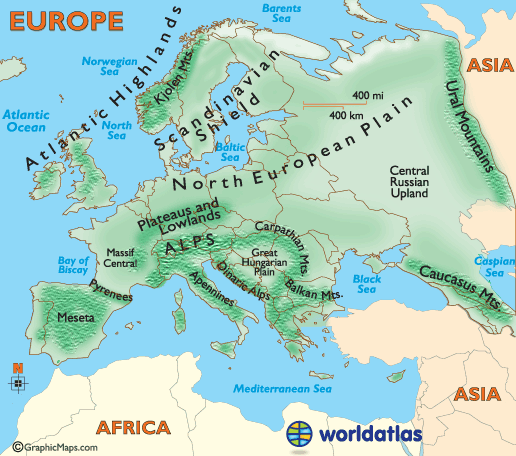 Europas bjergområder